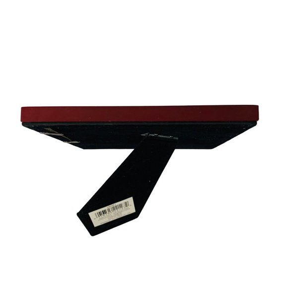 Connoisseur Accents Photo Frame Curious Kitty Cat 5"x3.5" Maroon Tabletop Desk - Picture 5 of 11